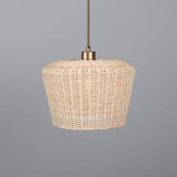 Manila Large Rattan Pendant Light 12'' Ip20 - thumbnail 2