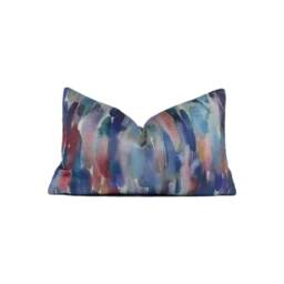 Voyage - Azima Cobalt Stunning Iridescent Velvet Cushion Cover Throw Pillow Designer Home Decor - thumbnail 1