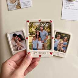Personalised Frame Magnet, Custom Photo Fridge Magnet Gift - thumbnail 2