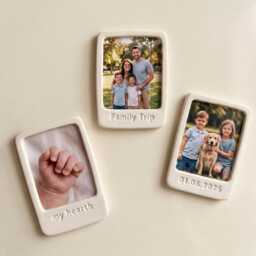 Personalised Frame Magnet, Custom Photo Fridge Magnet Gift - thumbnail 1
