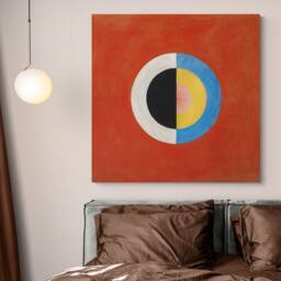 Hilma Af Klint - The Swan Abstract Art Print Framed Canvas Or Poster - thumbnail 2