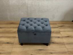 storage Ottoman Footstool Coffee Table Pouffe Bench Chesterfield Declutter Living Space