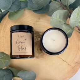 Coconut Island Rapeseed & Wax Candle - 150G- Hand Poured Luxury Candle Clean Burning Birthday Gift New Home - thumbnail 2