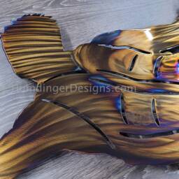 Slalom Skier Metal Wall Art - Water Ski Decor Humdinger Designs - thumbnail 3
