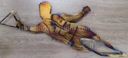 Slalom Skier Metal Wall Art - Water Ski Decor Humdinger Designs