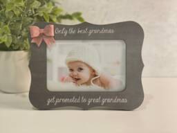 The Best Grandmas Get Promoted To Great Personalized Picture Frame For Grandma Gift