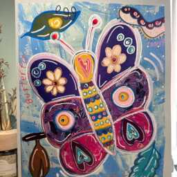 Butterfly Lifecycle A4 Professional Art Print Of Original Artwork By Autistic Artist Emy Spinks - thumbnail 3
