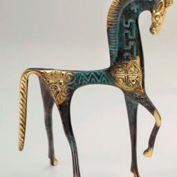 Bronze Ancient Greek Horse, Gift Ideas , Bronze Horse Art Statue From Greece, Art, Museum Copy - thumbnail 3