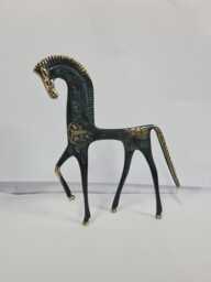 Bronze Ancient Greek Horse, Gift Ideas , Bronze Horse Art Statue From Greece, Art, Museum Copy - thumbnail 1