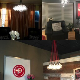 Modern Dining Chandelier New Led Copper Dip Bulbs - Grape Cluster Hangout Lighting Custom Color Pendant Bubble - thumbnail 3