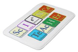 Science Bath Mat For Teacher/Chemistry Of Phd Molecule Mats