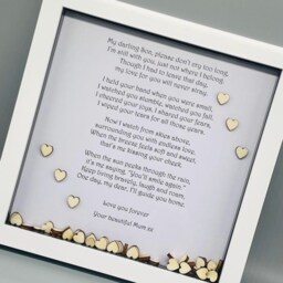 Loss Of Mum Poem Sympathy Berevement Gift, Personalised Funeral Gift - thumbnail 2