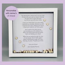 Loss Of Mum Poem Sympathy Berevement Gift, Personalised Funeral Gift - thumbnail 1