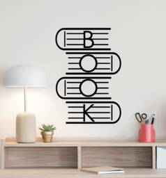 Book Wall Decal Education Science Poster Gift Books Reading Sign Office Quote Vinyl Sticker School Library Decor Study Art 4-92 - thumbnail 1