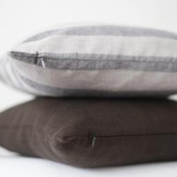 Brown Pillow Cover, Chocolate Brown Cushion, Throw Pillows, Covers, Pillowcase, Euro Shams, Custom Size 0276 - thumbnail 3