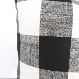 Black Buffalo Check Pillow Cover Black Plaid Pillows Home & Living - thumbnail 2