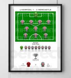 Newcastle Carabao Cup Winners 24/25 Team Print A4 A3 Football Winner Print - thumbnail 1
