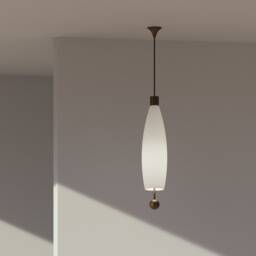 Piyon Minimal Modern Design Pendant Lamp With A Large Slim Lampshade From Balance Lamp - thumbnail 2