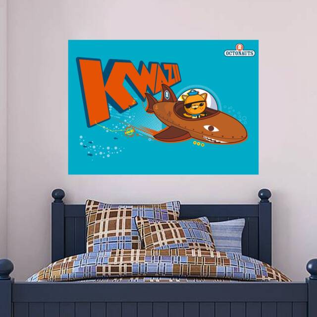 Official Octonauts Kwazii Kitten Wall Sticker Mural - Vinyl Decal Oct005