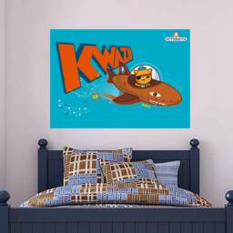 Official Octonauts Kwazii Kitten Wall Sticker Mural - Vinyl Decal Oct005