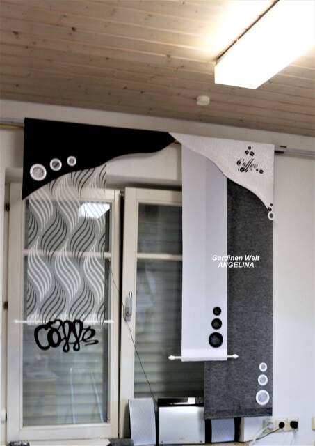 Coffee Modern Sliding Curtains - image 1