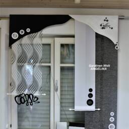 Coffee Modern Sliding Curtains - thumbnail 2