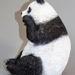 Panda Sculpture Bear Garden Statue Wildlife Animal Decorations Flowerbed Figurine Back Yard Outdoor Keepsake Babyshower Gift Home Patio - thumbnail 2