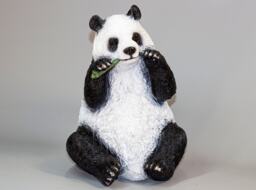 Panda Sculpture Bear Garden Statue Wildlife Animal Decorations Flowerbed Figurine Back Yard Outdoor Keepsake Babyshower Gift Home Patio - thumbnail 1