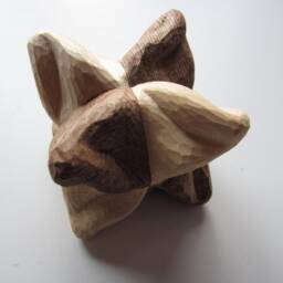 Spiral'd Star Tetra in Red & Yellow Cedar - thumbnail 3