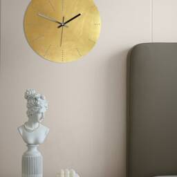 Pure Brass Dots Wall Clock - Multiple Sizes - thumbnail 3