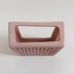 Square Terracotta Wall Light Cover, Moroccan Indoor Or Outdoor Wall Sconce - thumbnail 4