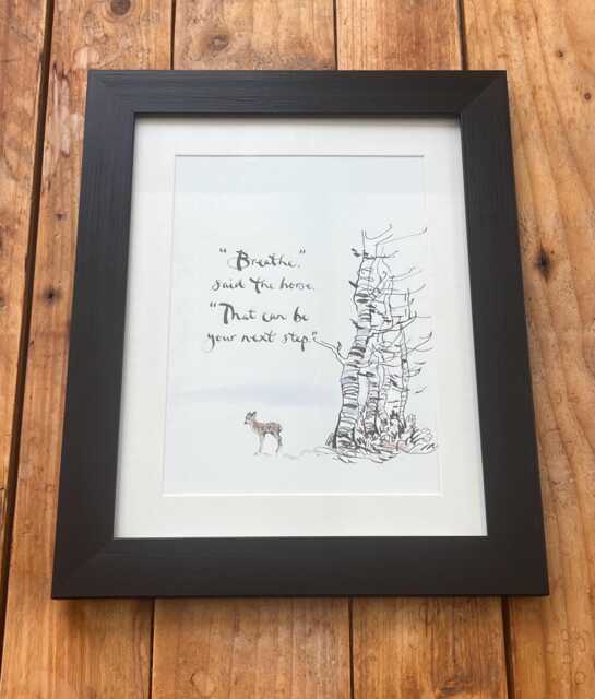 Framed Print From Always Remember - The Boy Mole Fox, Horse & The Storm By Charlie Mackesy