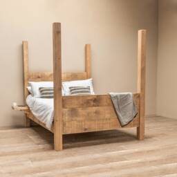 Solid Wood Four Poster Bed-Handmade Bedroom Furniture