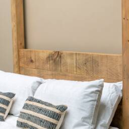 Solid Wood Four Poster Bed-Handmade Bedroom Furniture - thumbnail 2
