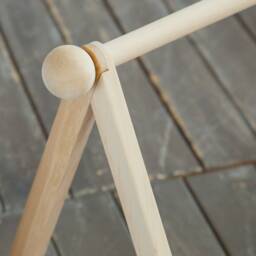 Wooden Baby Gym, Scandi Baby Gym With Globes, Frame, Play Activity Mat Toddler - thumbnail 2