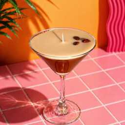 Espresso Martini Candle Realistic Coffee Scent, Glass/Cocktail Candles Fun Gift Ideas Bachelorette Party Favours - thumbnail 2