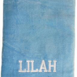 Custom Embroidered Terry Velour Bath Sheet Towel - Great Size For Child Many Color Choices - thumbnail 2