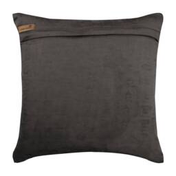 "Velvet Charcoal Gray Cushions 16""x16" - thumbnail 3
