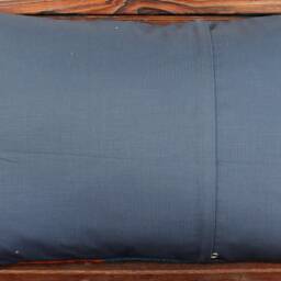Vintage Kilim Pillow Cover Handwoven Wool, Tribal Stripe Design - 16x24 In - thumbnail 4