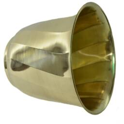 Brass Planter Sets - Golden Container Swirl Pattern Flower Pot - Set Of 2 Pc - thumbnail 2