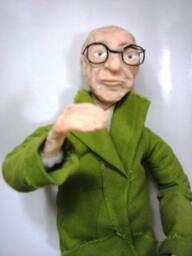 Woody Allen. Fimo & Textile Doll. Ooak Doll For Home Office Decor. Movie. Comedy. Star - thumbnail 2