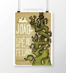 Original Storytales Jack & The Beanstalk Wall Art Printing Poster Illustration Print Drawings Graphic Design Work Home Decor - thumbnail 1