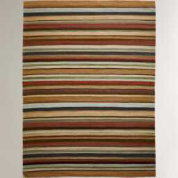 Handwoven Kilim Rug Geometric Flatweave, Custom Modern Decor - thumbnail 3