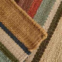 Handwoven Kilim Rug Geometric Flatweave, Custom Modern Decor - thumbnail 2