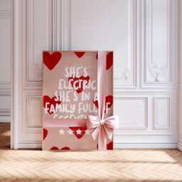 She's Electric Oasis Print, Oasis, Wonderwall Print, Song Lyrics, Definitely Maybe - thumbnail 3