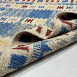 Handmade Swedish Kilim Rug Custom Scandinavian Wool Rug - thumbnail 3