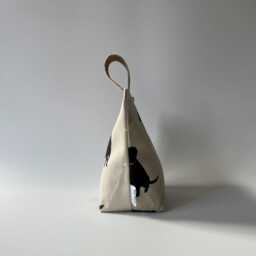 Dog Door Stop - Filled - Black Lab Doorstop Ready Filled Fabric Doorstopper - thumbnail 3
