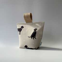 Dog Door Stop - Filled - Black Lab Doorstop Ready Filled Fabric Doorstopper - thumbnail 2