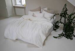 stonewashed Linen Duvet Cover Softened Organic Bedding