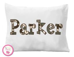 Name Pillow Case Boys Camouflage Personalized Pillowcase - thumbnail 1